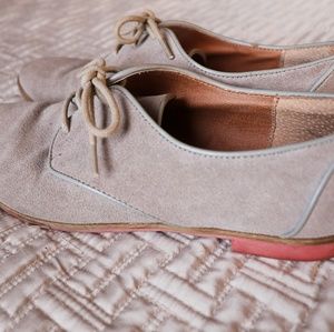 Grey Suede Dolce Vita with Red Soles